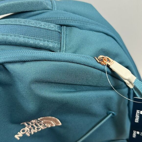 THE NORTH FACE Women’s Jester Luxe Backpack Space Blue Rose Gold Metallic NWT - Picture 11 of 12